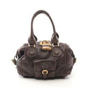 Chloe Paddington Shoulder Bag brown leather